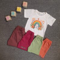 تیشرت شورت رنگین کمان تنینو