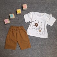 تیشرت شورت گل تنینو